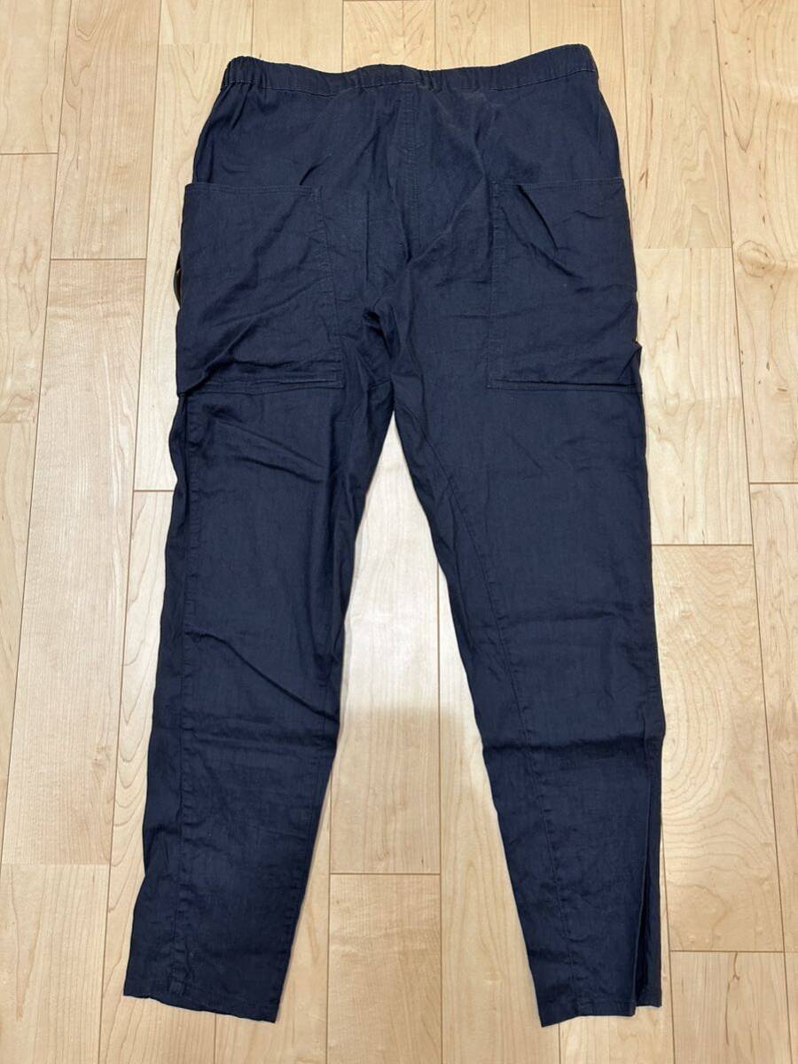 * The DUFFER of ST.GEORGE STRETCH LINEN EASY SKINNY PANTS: стрейч linen лен материалы обтягивающий легкий брюки L
