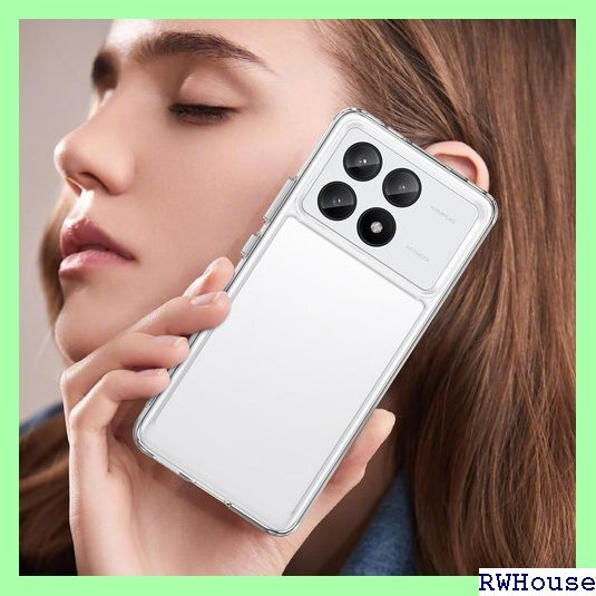 Xiaomi Poco X6 Pro/Redmi K7 撃吸収 指紋防止 擦り傷防止 レンズ保護 着脱簡単 透明 1129_画像3