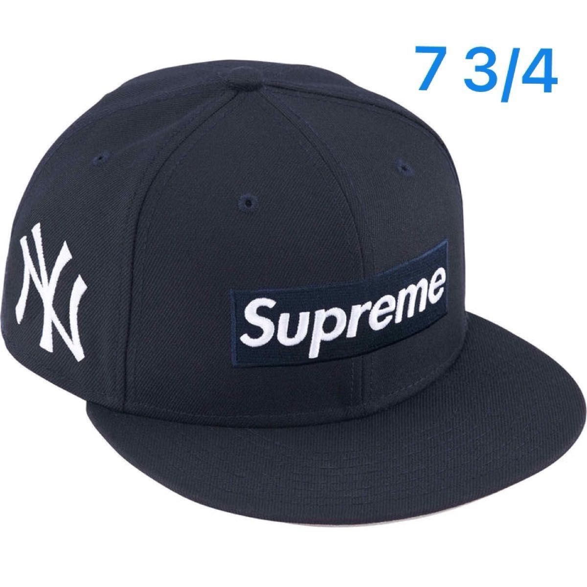 7 3/4 supreme MLB Teams Box Logo New Era Navy - New York 