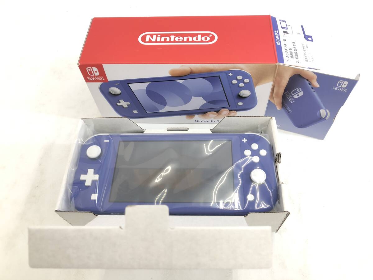 GH240402-01S/ 未使用 Nintendo Switch Lite 本体 ブルー HDH-S-BBZAA 任天堂 ニンテンドースイッチライト_画像3