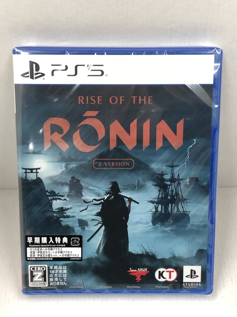 GS240412-03O/ 新品未開封 PS5ソフト ライズオブローニン Rise of the Ronin Z version playstation5 プレイステーション5 早期購入特典付の画像1