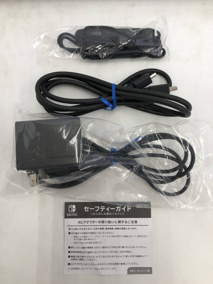 GH240412-02K/ ニンテンドースイッチ 本体 Nintendo Switch Joy-Con(L) ネオンブルー/(R) レッド 旧型モデル 初期化済_画像8