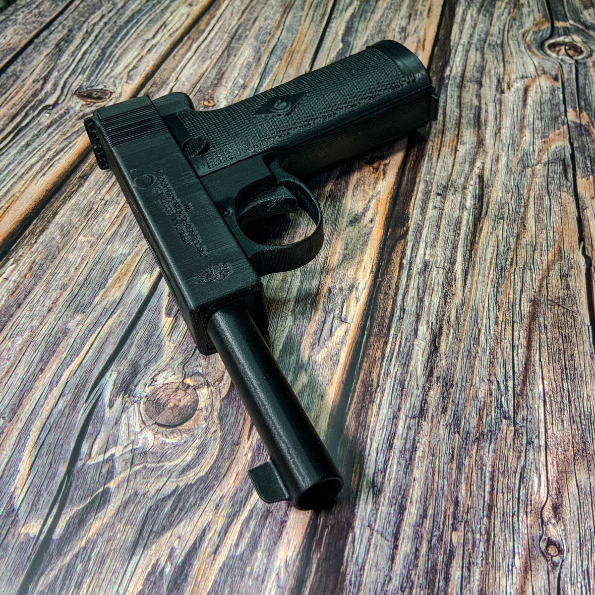 最中庵製 Webley Self-Loading Pistol Mk. 1 樹脂製モデルガン 組立てキットの画像7