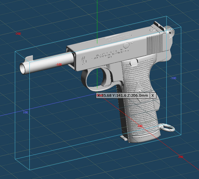 最中庵製 Webley Self-Loading Pistol Mk. 1 樹脂製モデルガン 組立てキットの画像4