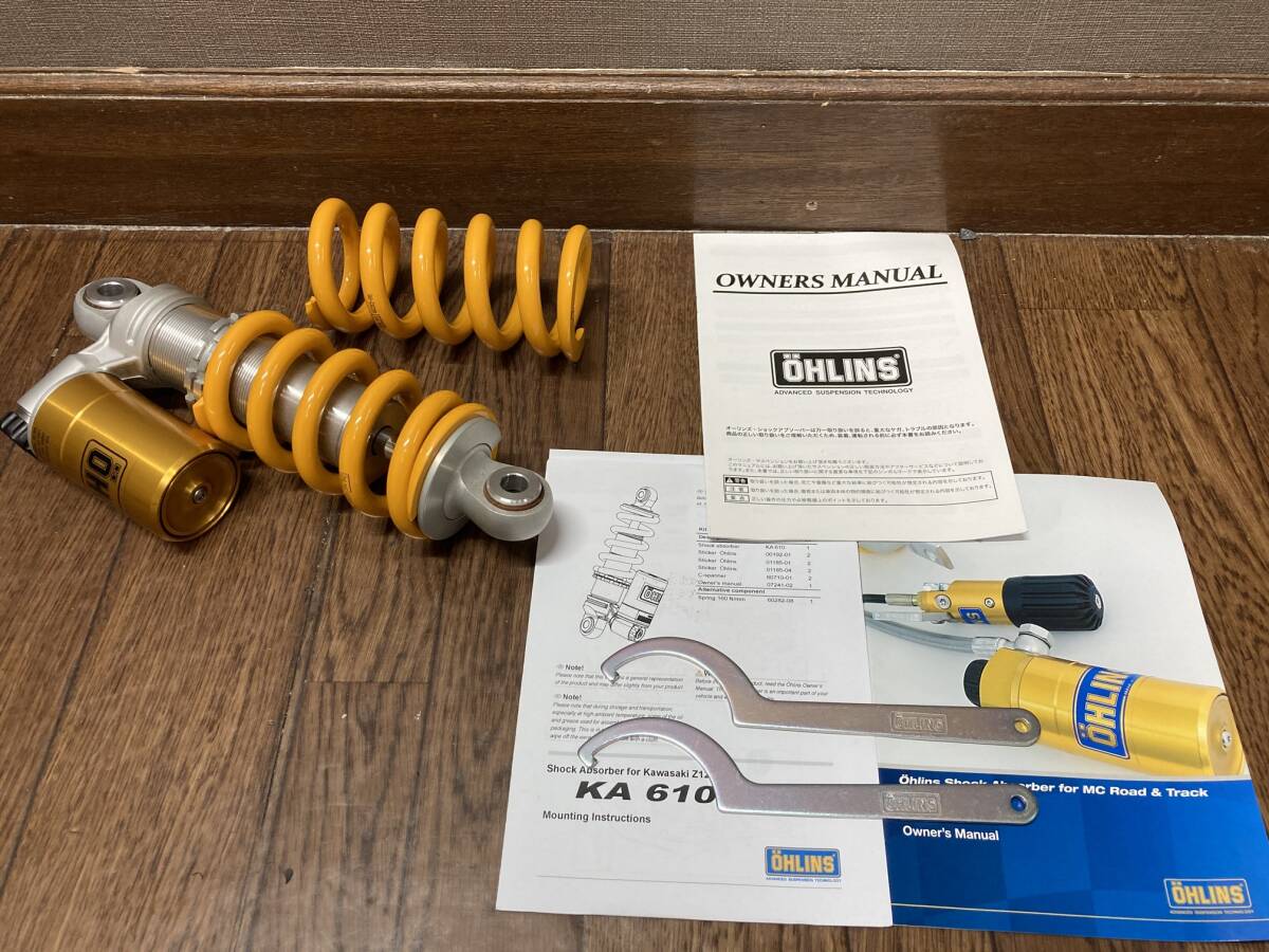 Z125PRO OHLINS オーリンズ KA6102 リアサスペンション リアショック 使用極小!! 美品!! z125proの画像1