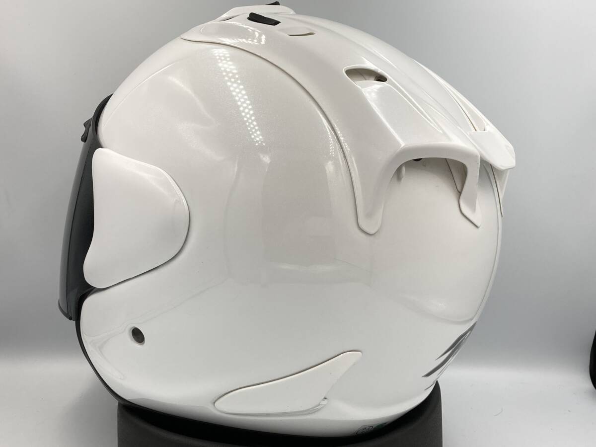 Arai アライ SZ Ram4 SZ-Ram4 SZ Ram Ⅳ グラスホワイト ジェット ヘルメット XLサイズ スモーク付き!! エスゼットラムの画像5