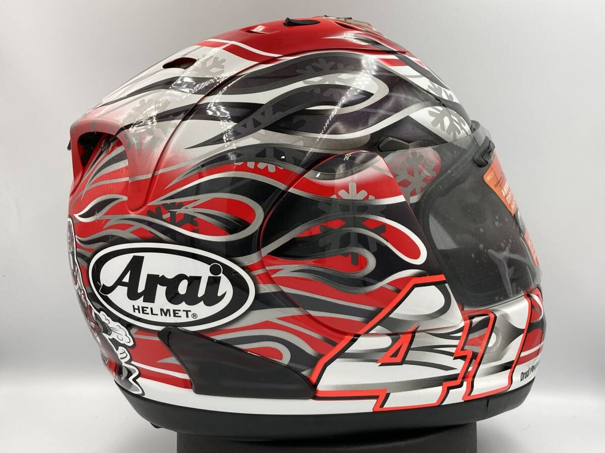 アライ Arai RX7 RR5 RX7-RR5 RX-7 RRV ハガSBK 芳賀紀行 HAGA SBK ヘルメット Sサイズ 取説 ＆ 元箱 ＆ ミラー付き!! 程度良好!!の画像4