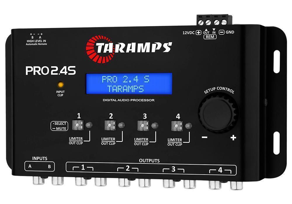 Taramps PRO2.4S　プロセッサー デジタル クロスオーバー 4ch　カースピーカー カーオーディオ カーステレオ 外向き 重低音_画像3