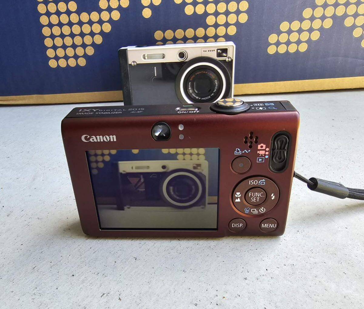 ★動作確認済み★ キャノン Canon IXY DIGITAL 20 IS PC1271 バテリー/4Gメモリ付き 中古品 (0.35)_画像2