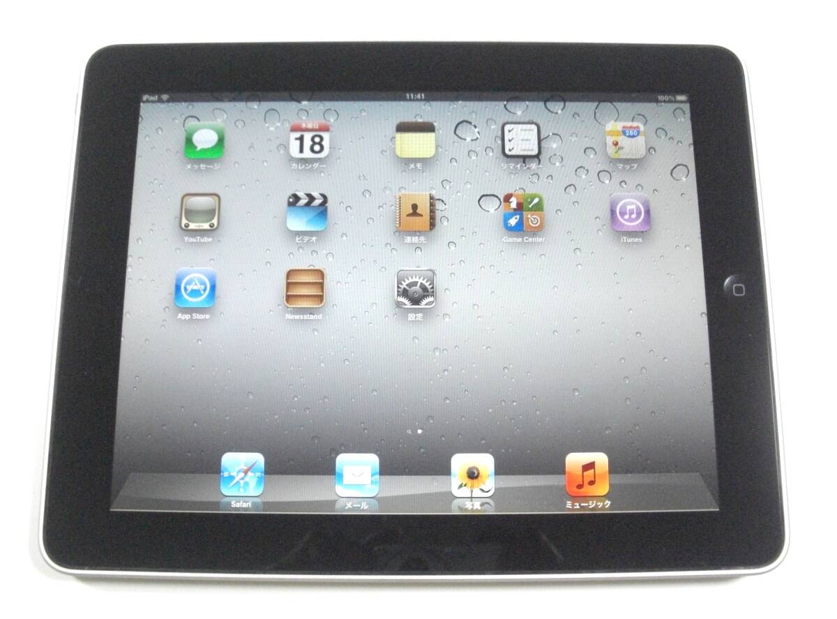 【即決・送料無料】iPad 第一世代 Wi-Fiモデル １６ＧＢ Apple アップル 【動作品】の画像2