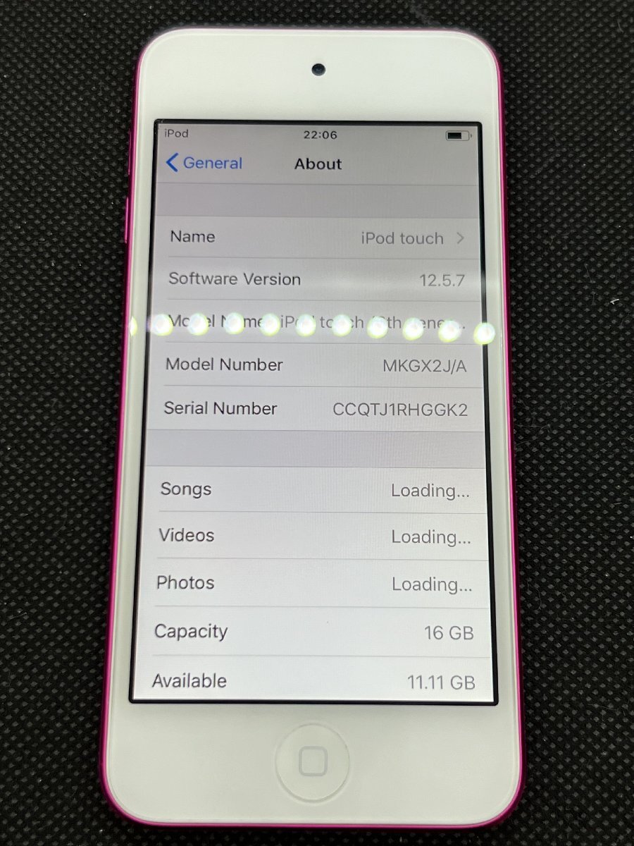iPod touch 第6世代 MKH62J/A 16GB アイポッドタッチ ピンク ipt12_画像1