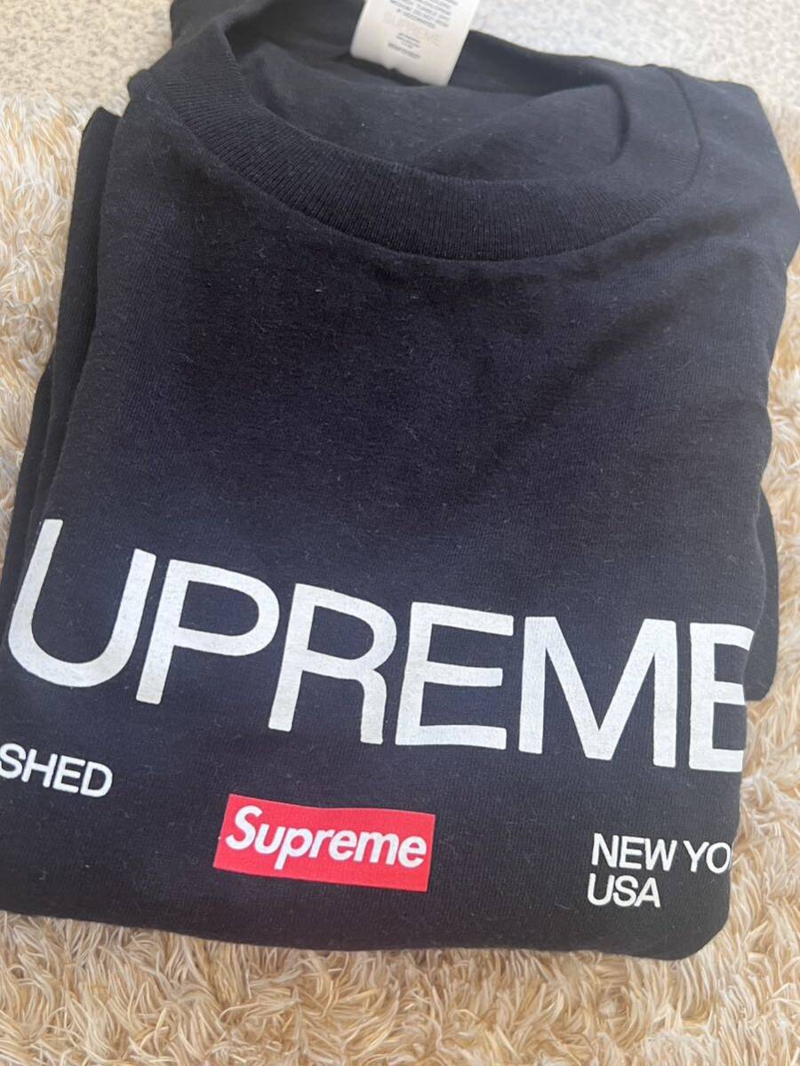 Supreme Tシャツ(ブラックS)Tee シュプリーム Black 半袖 Logo BOX半袖Tの画像6