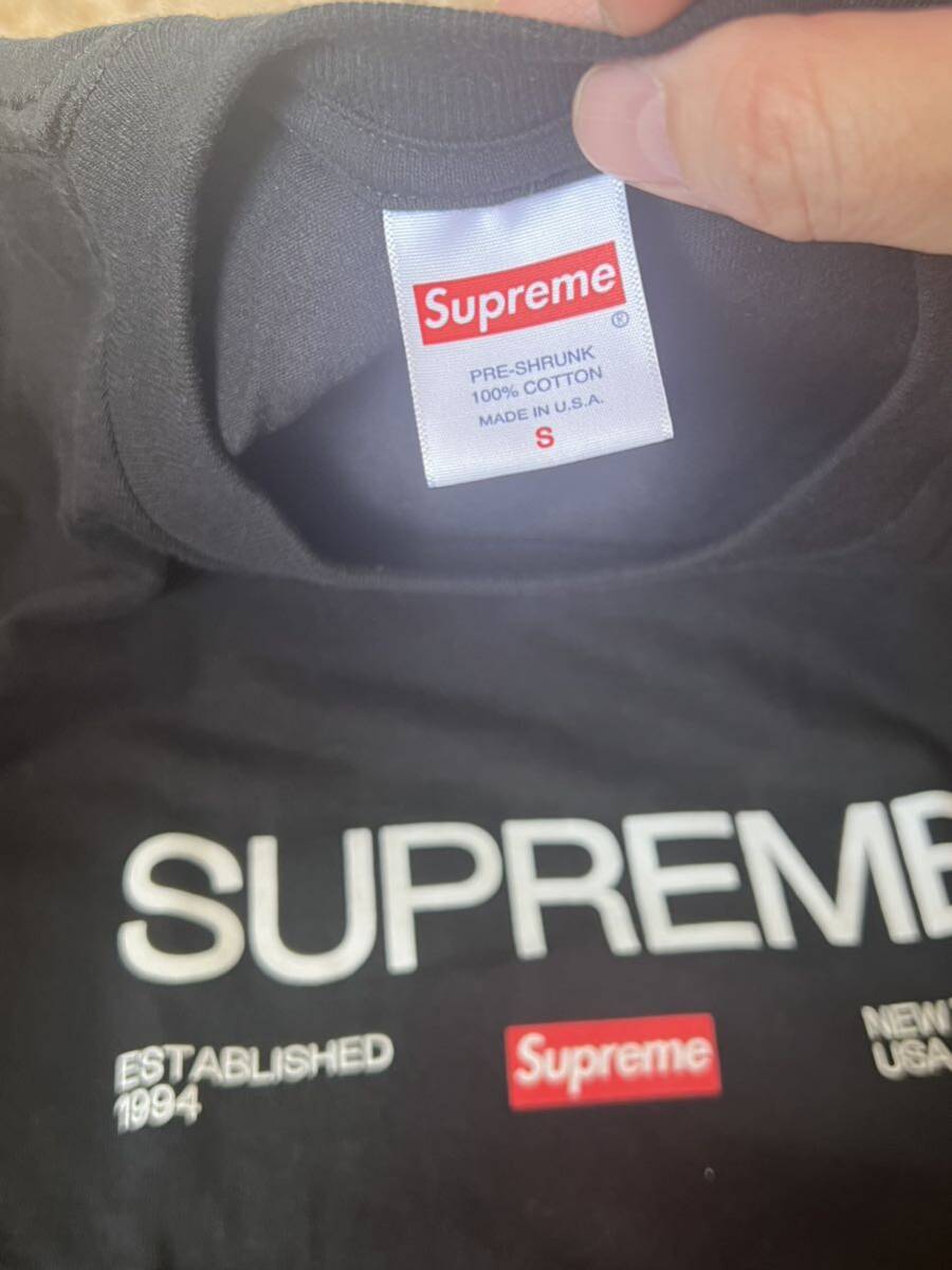 Supreme Tシャツ(ブラックS)Tee シュプリーム Black 半袖 Logo BOX半袖Tの画像5