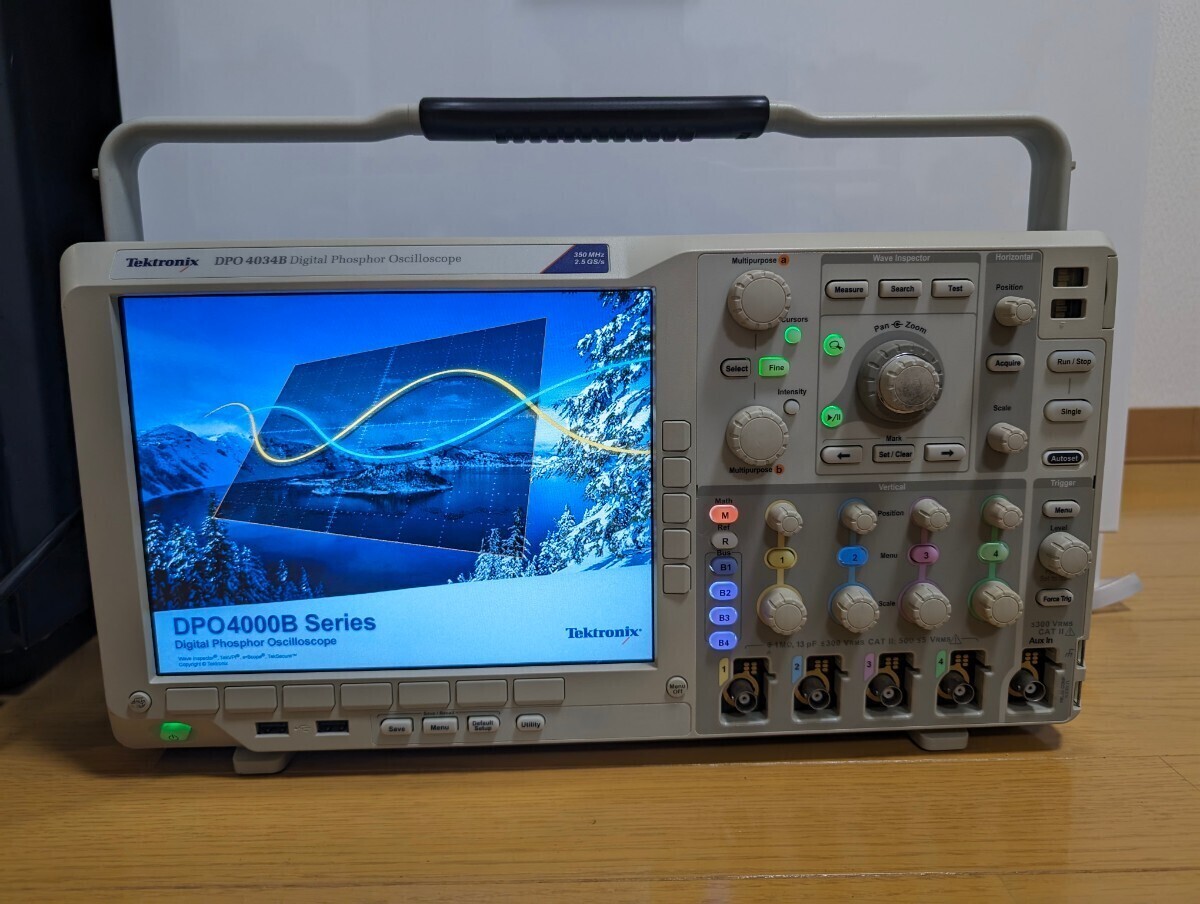 Tektronix オシロスコープ DPO4034B (350 MHz, 2.5 GS/s)の画像4