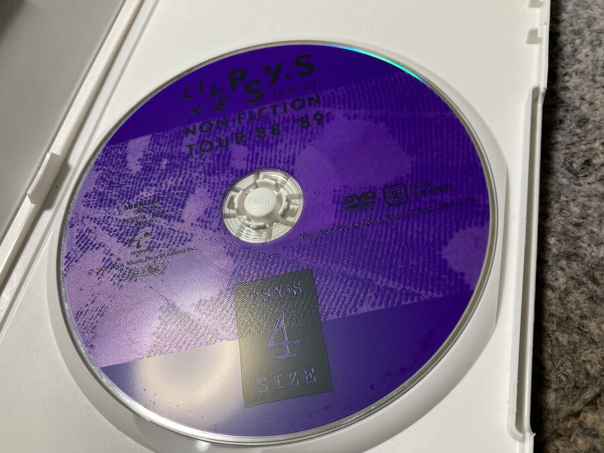 DVD 「LIVE PSY・S NON-FICTION TOUR '88-'89/PSY・S 4SIZE」 松浦雅也 CHAKA サイズ CITY HUNTERの画像4
