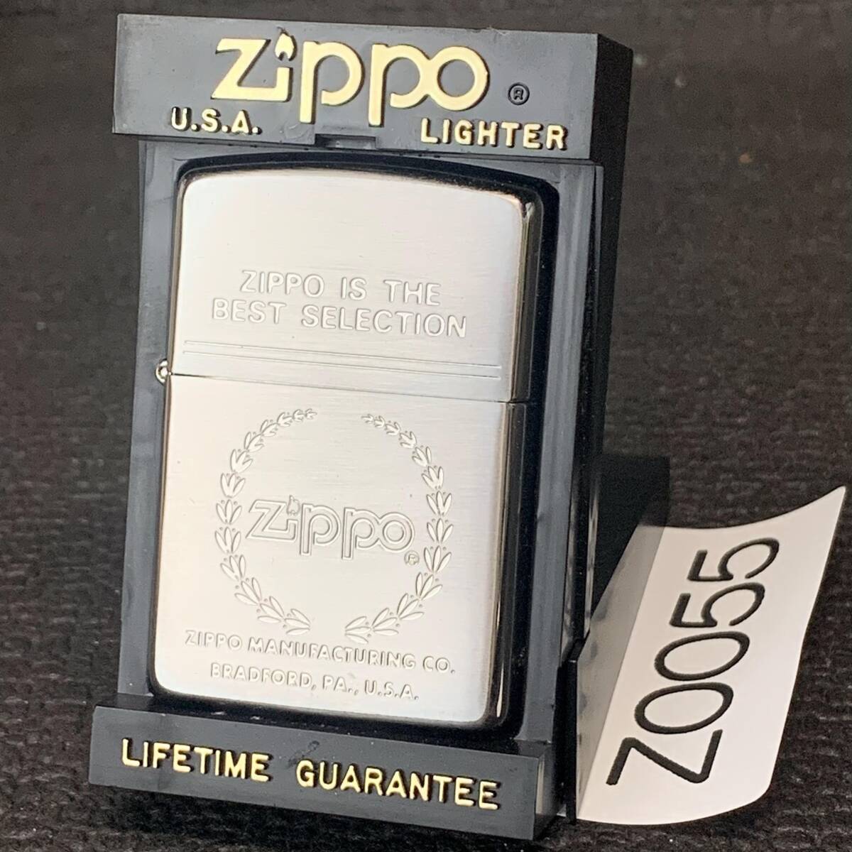 1000円スタート ZIPPO 未使用 エンブレム 化粧箱有り オイルライター ジッポー 1995年製 Z0055の画像1