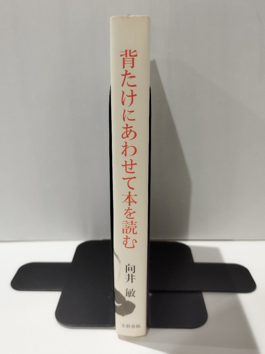 背たけにあわせて本を読む　向井敏　文藝春秋【ac04o】_画像3