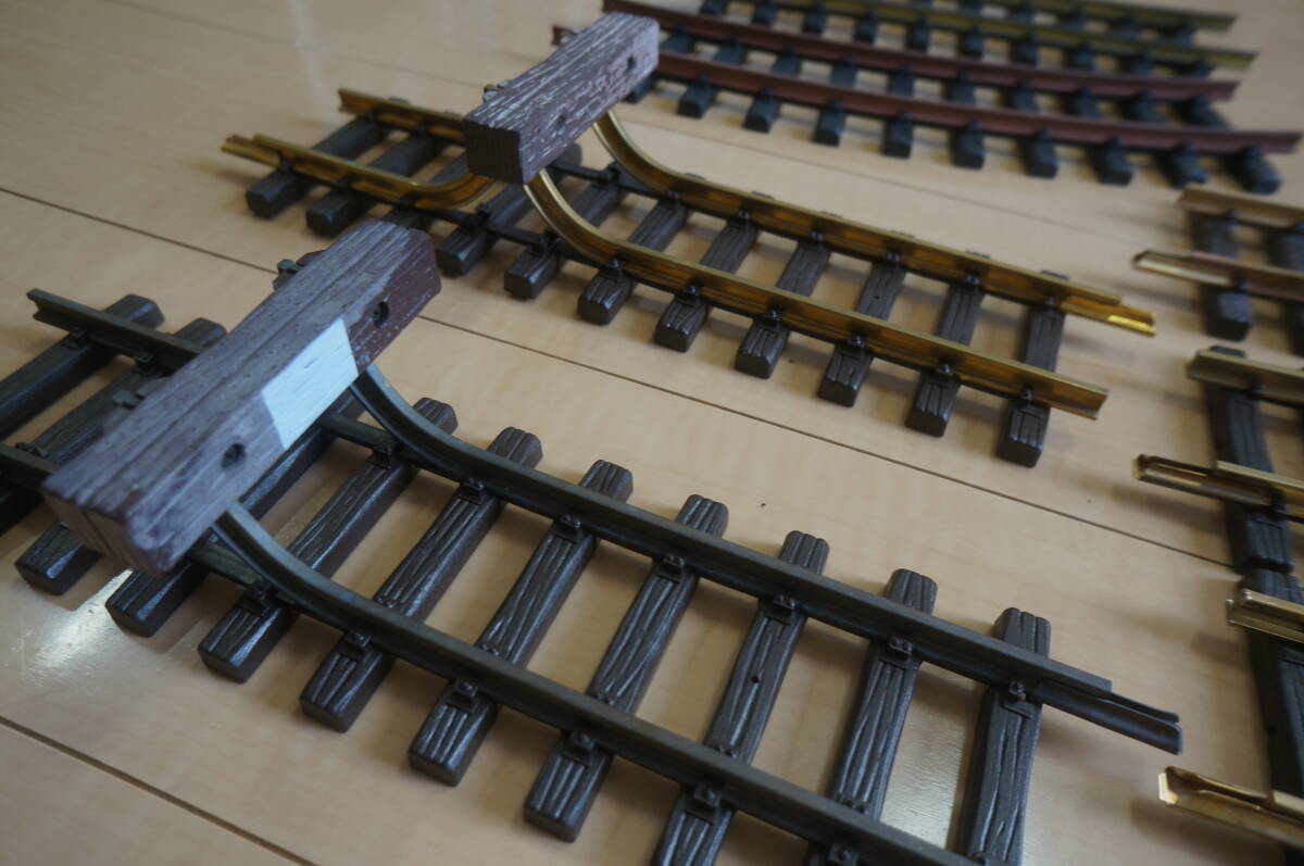 ☆ジャンク 屋外使用品 線路 いろいろ レール Gゲージ LGB LEHMANN 鉄道模型の画像5