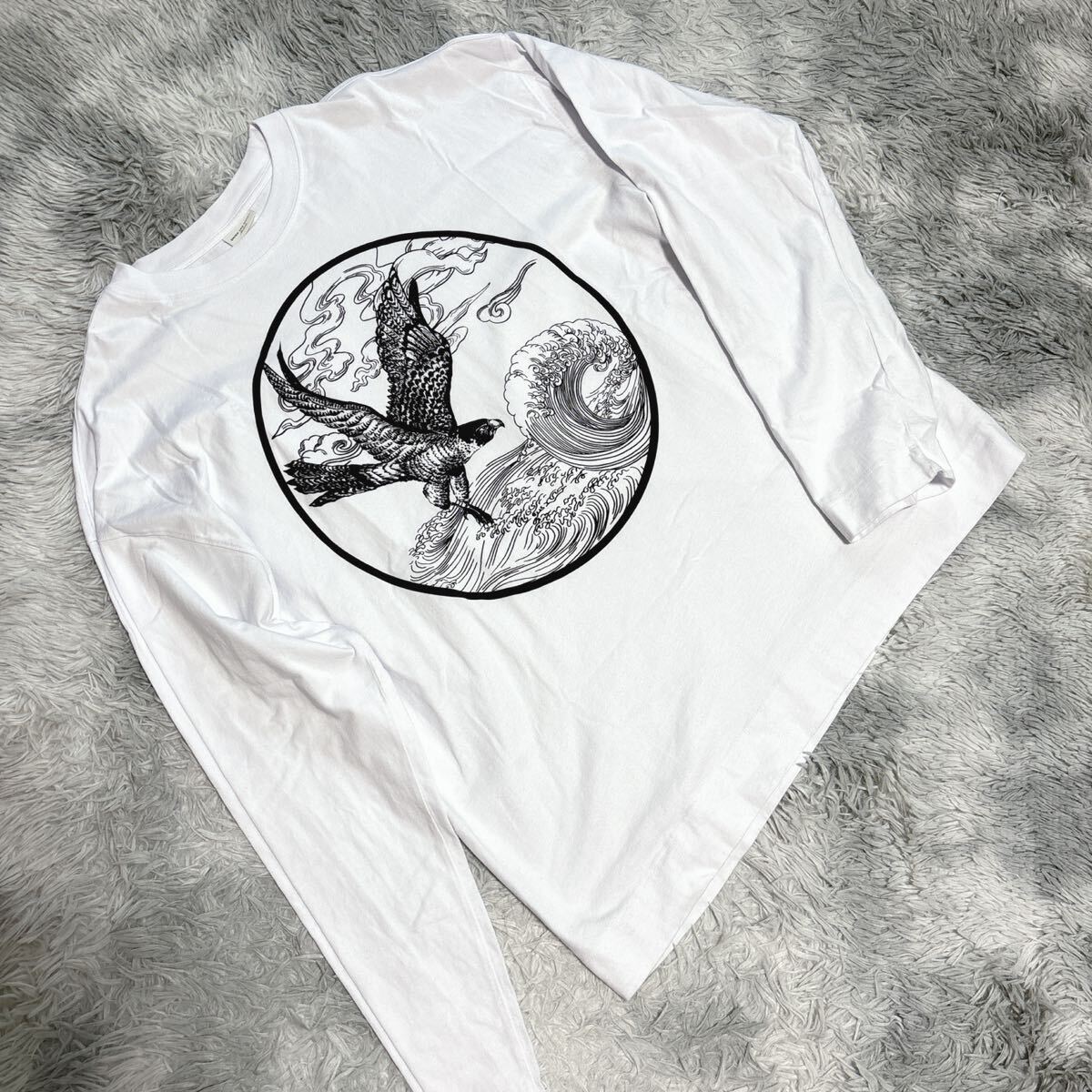 状態良 DRIES VAN NOTEN ドリスヴァンノッテン 和柄 ロンT 長袖 状態良 DRIES VAN NOTEN ドリスヴァンノッテン 和柄 ロンT 長袖