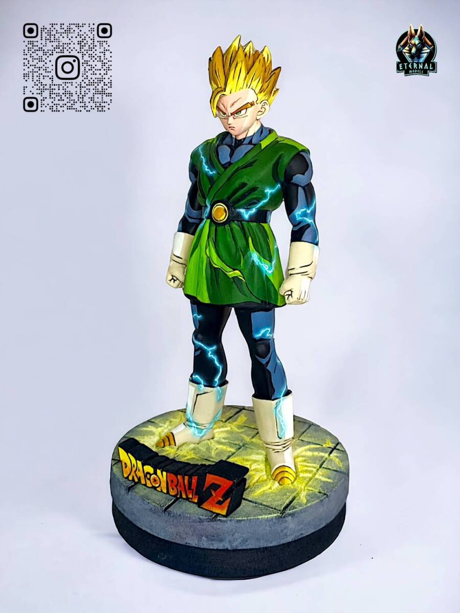 ドラゴンボールZ Dragon Ball Z 超サイヤ人 孫悟飯 Super Saiyan Son Gohan フィギュア リペイント 二次元彩色_画像1