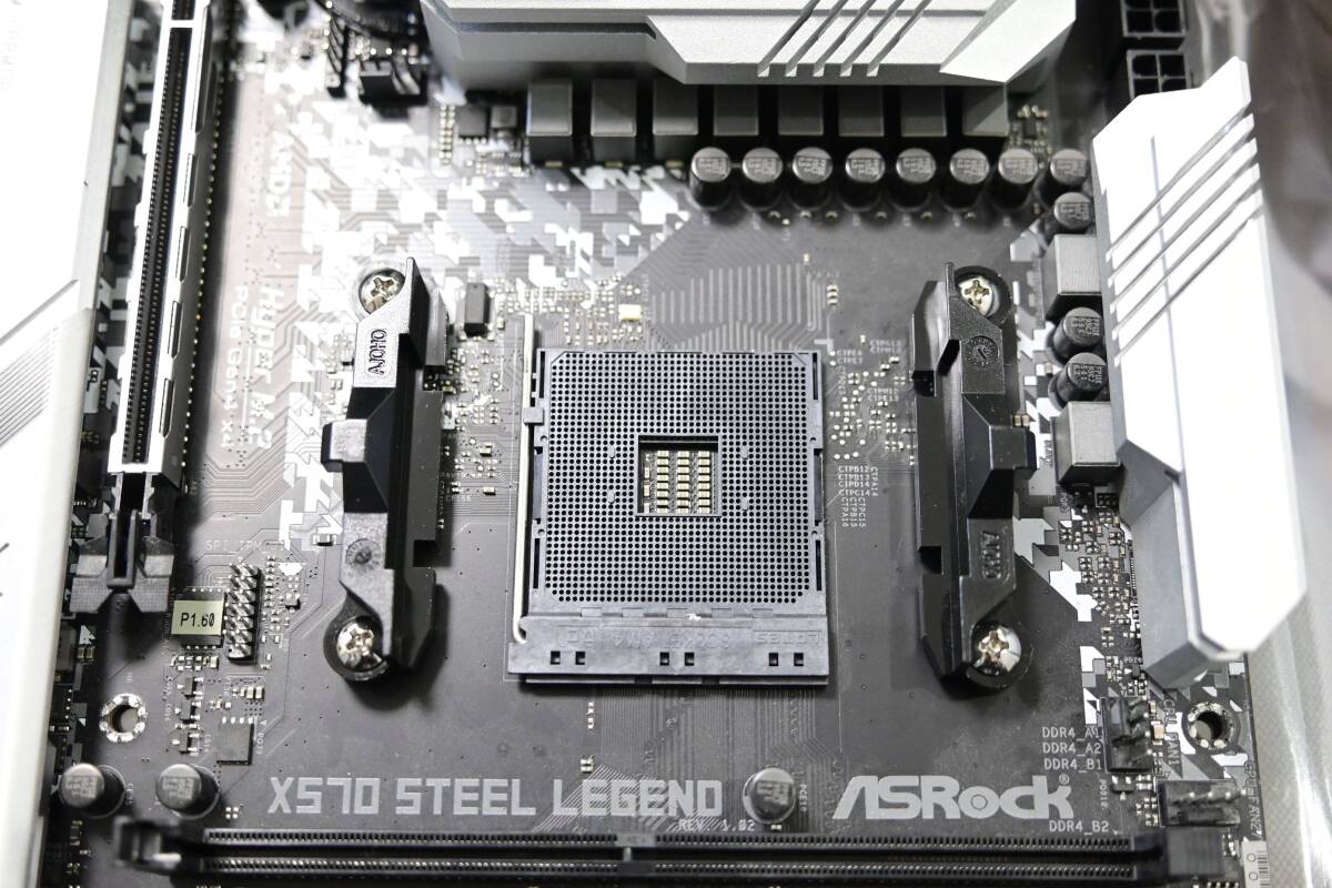 ■動作品 マザーボード AsRock アスロック X570 SteelLegend ATXの画像4