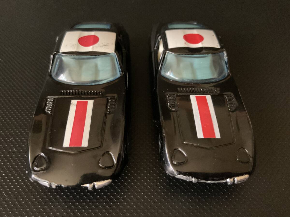 香港製 yatming ヤトミン トヨタ2000GT 日の丸仕様 2バリエーション 1/64ミニカーの画像6