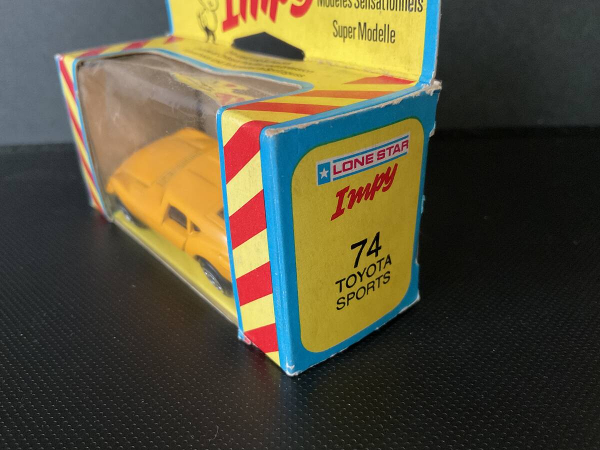 1976年 イギリス製 ロンスター IMPY トヨタ2000GT 黄色  1/64ミニカーの画像3