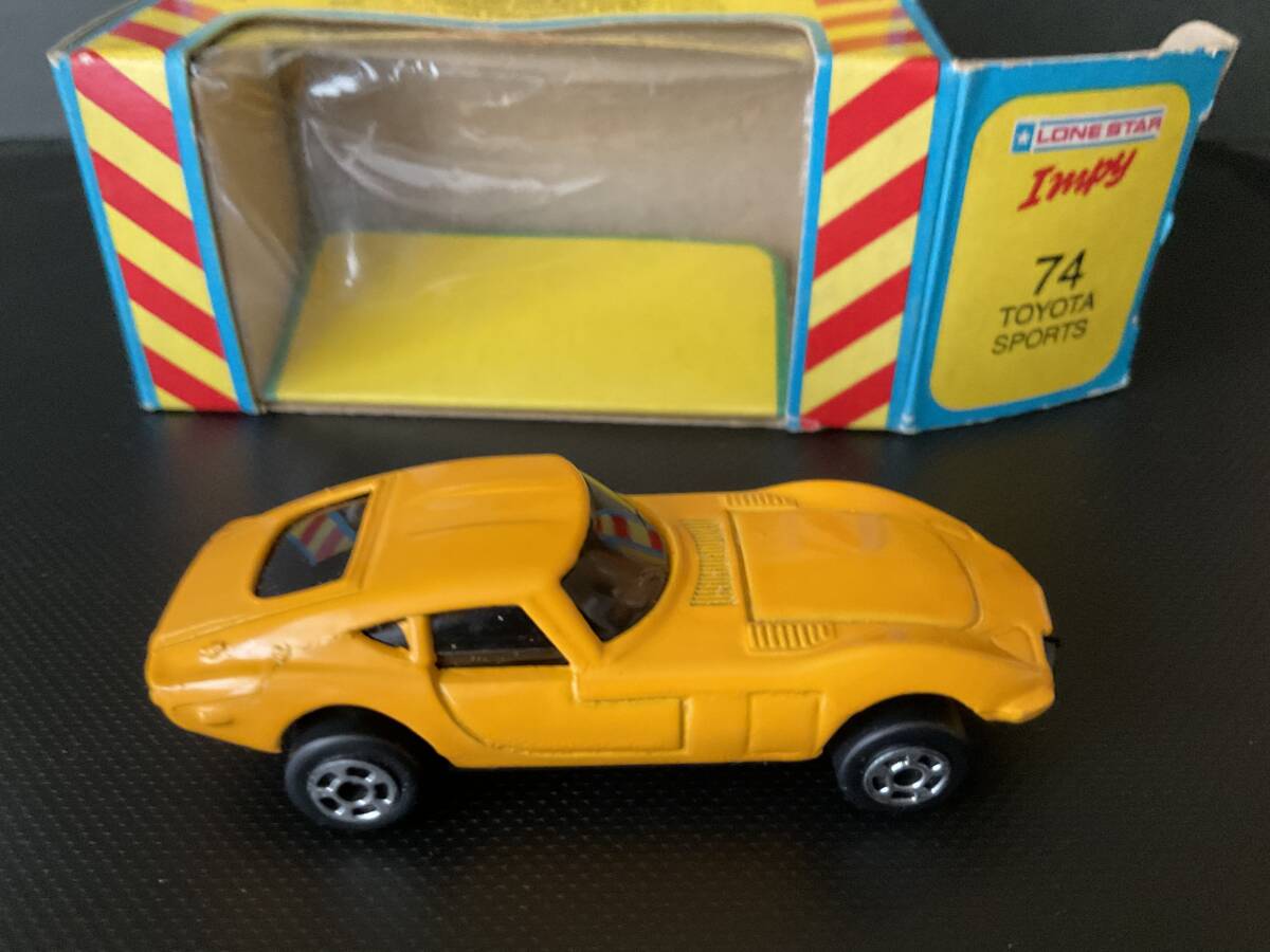 1976年 イギリス製 ロンスター IMPY トヨタ2000GT 黄色  1/64ミニカーの画像6