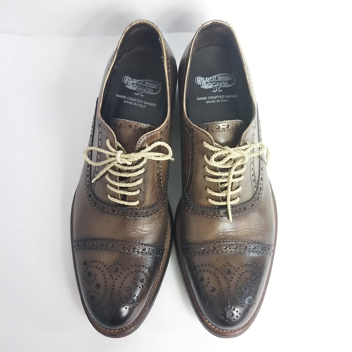 * regular karutsore rear tos Carna business shoes 42 gentleman shoes leather Italy made * Saitama Toda shop 