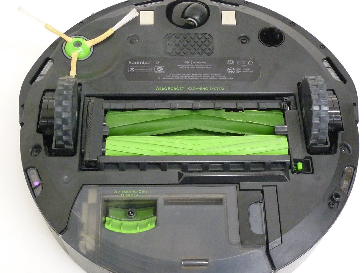 桐生店【中古品】k4-12 iRobotアイロボット Roomba ルンバ i7 クリーンベース付 ロボット掃除機 自動ゴミ収集機能 付属品箱付きの画像10