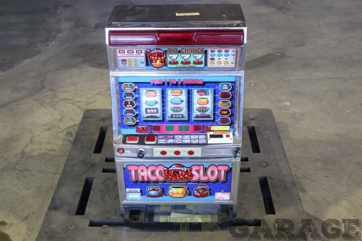 1900081003 slot machine miz ho octopus slot 4 serial number present condition goods Junk TKGARAGE U