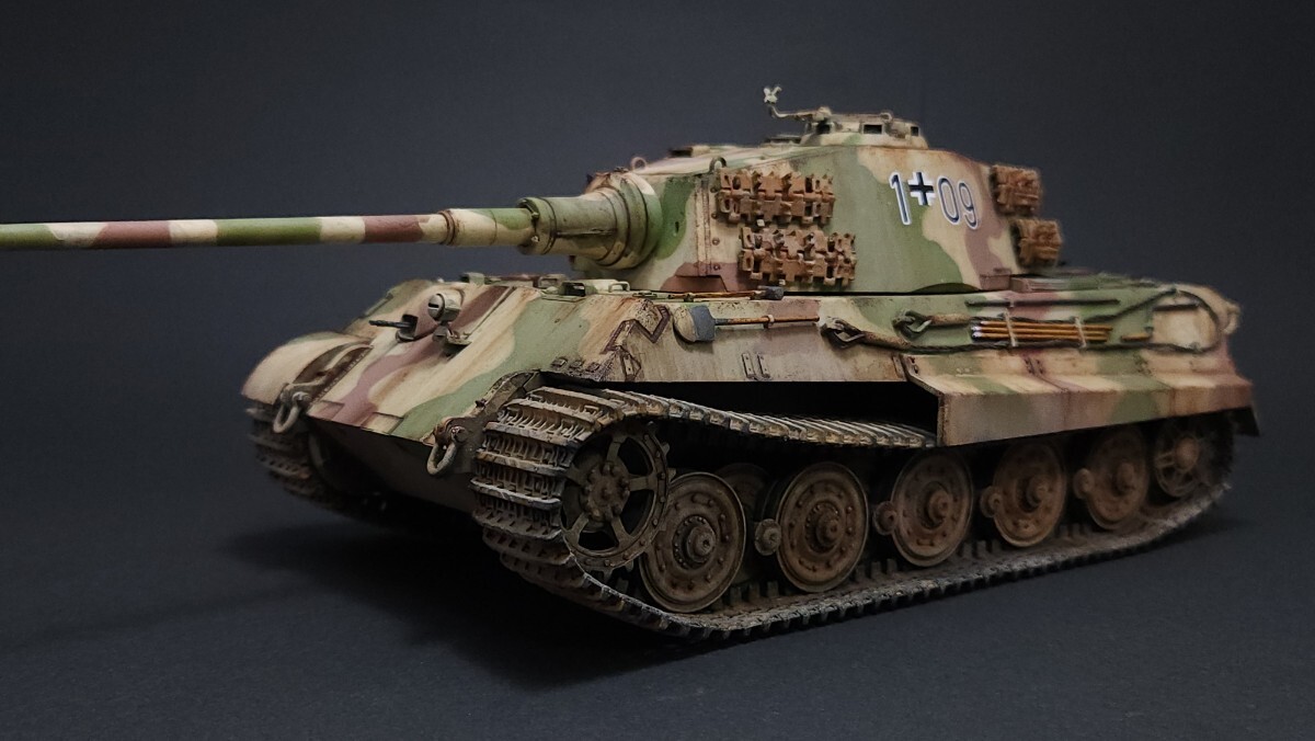 1/35 ドイツ キングタイガー ヘンシェル型 完成品の画像7