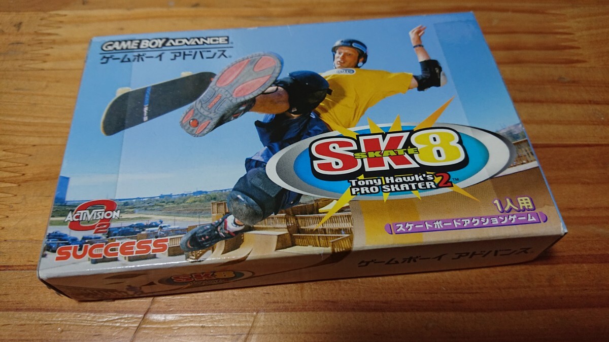 GBA SK８ トニーホークプロスケーター２ 箱あり説明書なし 箱の両脇にテープ貼り付けあり 同梱可_画像1