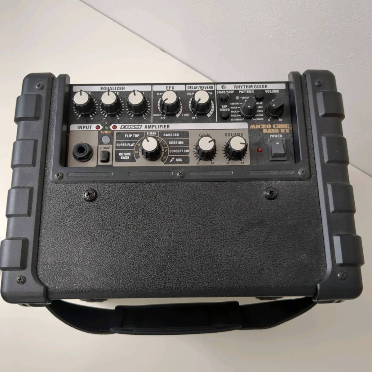西４－２６ Roland ローランド MCB-RX MICRO CUBE BASS RX ベース用 アンプ コンボアンプ 通電確認OK 音響機材 ギターアンプ ベースアンプ の画像3