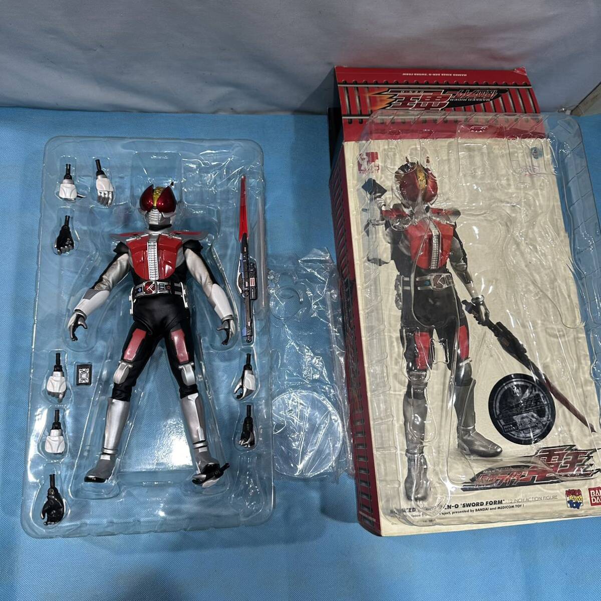 東映 俺！参上！仮面ライダー電王（ソードフォーム） 12インチアクションフィギュア メディコムトイ デッドストック 現状品 medicomtoyの画像5