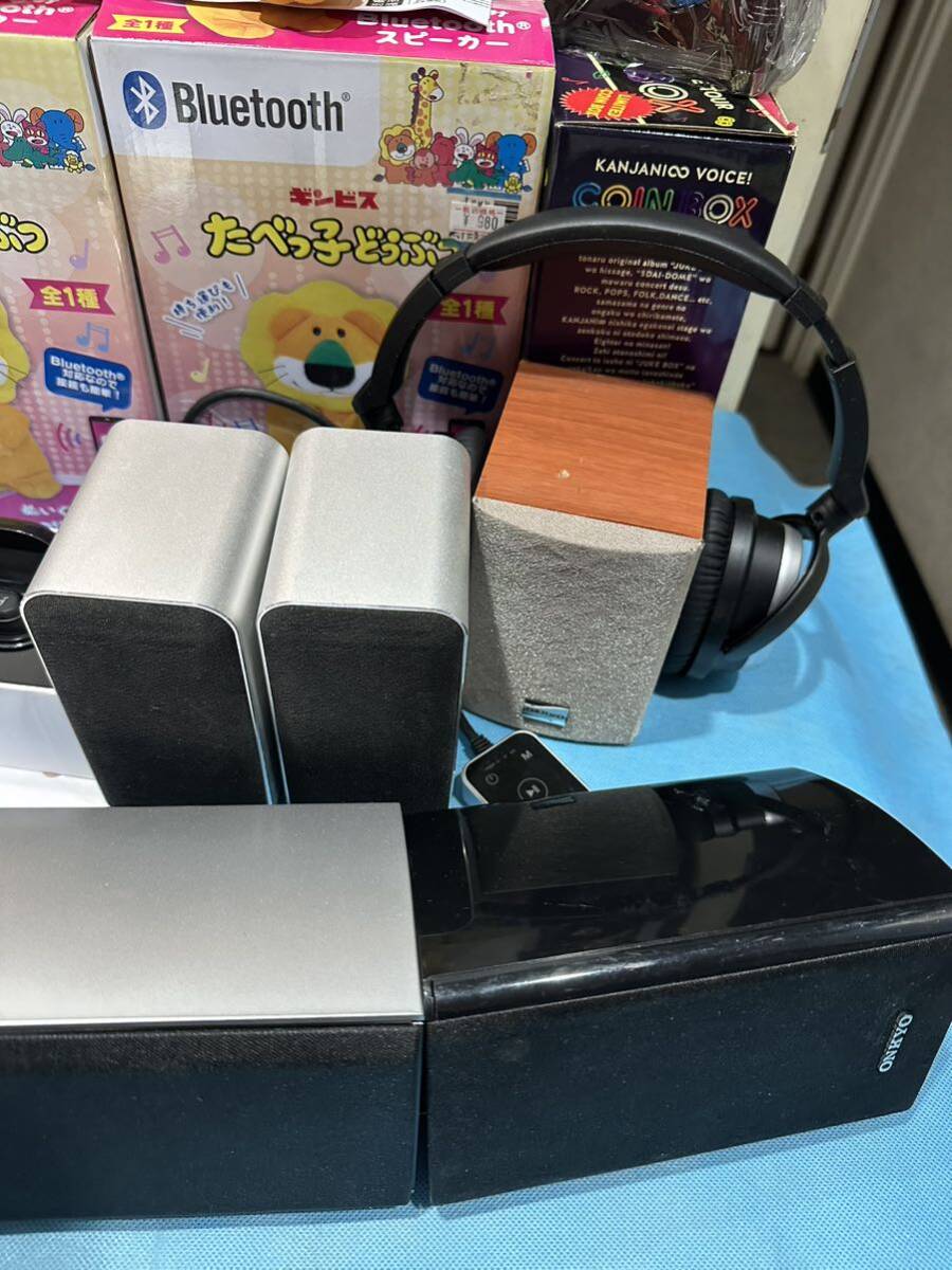 スピーカー イヤホン ワイヤレス Bluetooth など 大量 まとめ売り たべっ子どうぶつ 耳もとくん ONKYO NAGAOKA など オーディオ機器 ①の画像5