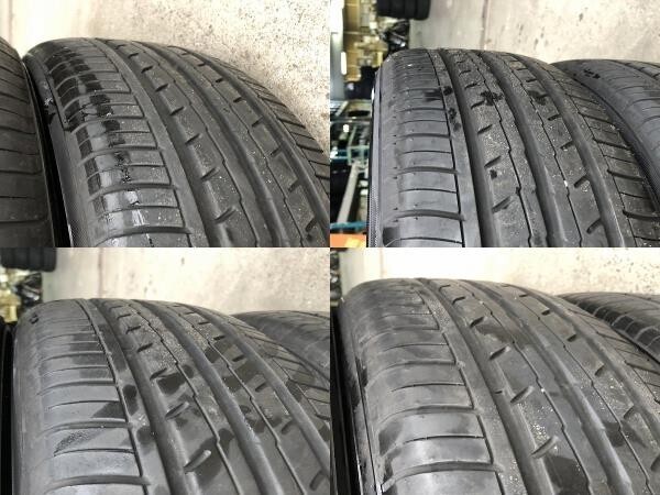 ★保管袋付★(WS6B001)鉄 15 x 5.5J 4穴 100 + YOKOHAMA BluEarth ES32 185/60R15 84H 2022年 夏タイヤの画像2