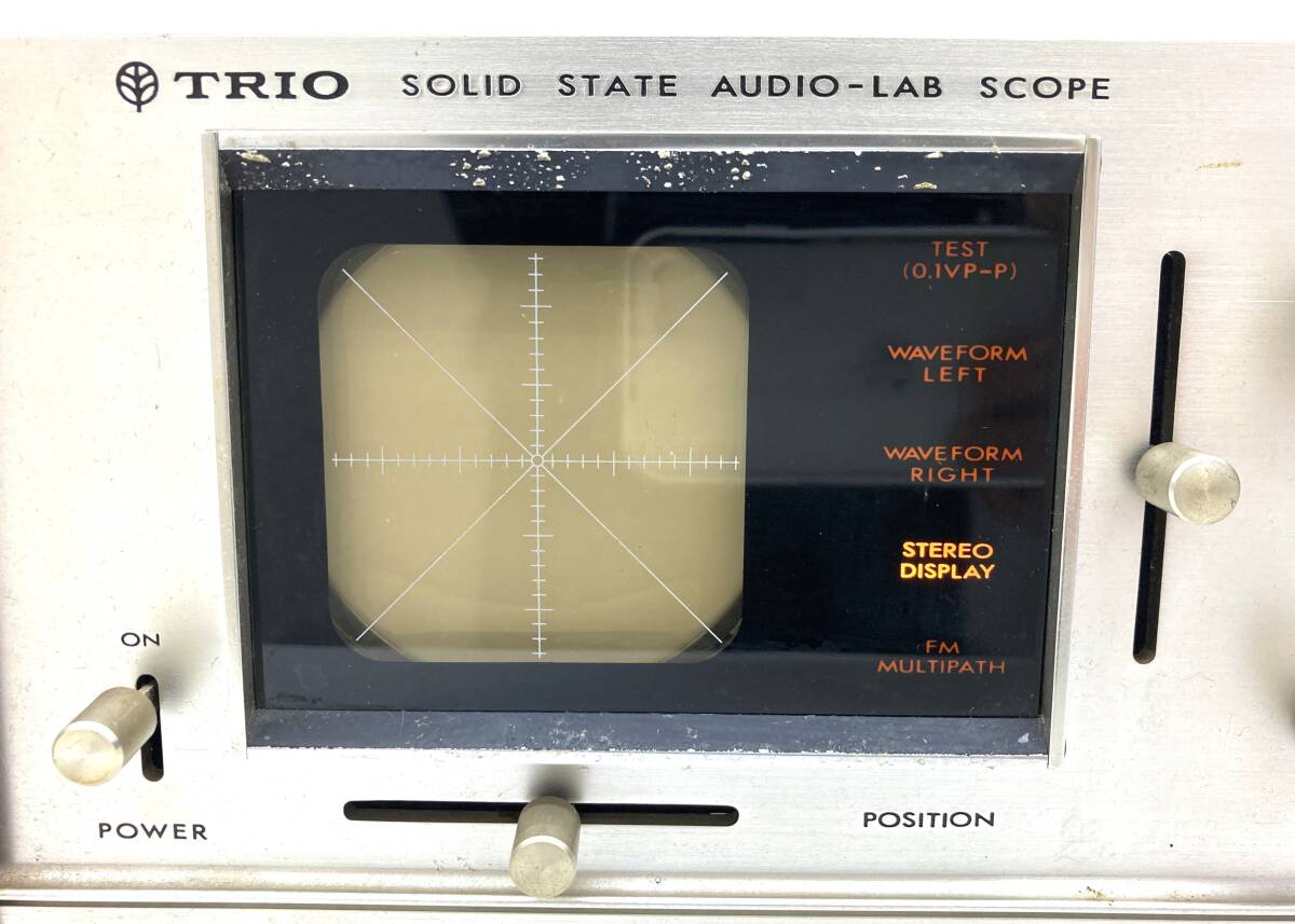 4-49【中古現状品】TRIO トリオ KC-6060 オシロスコープ_画像2