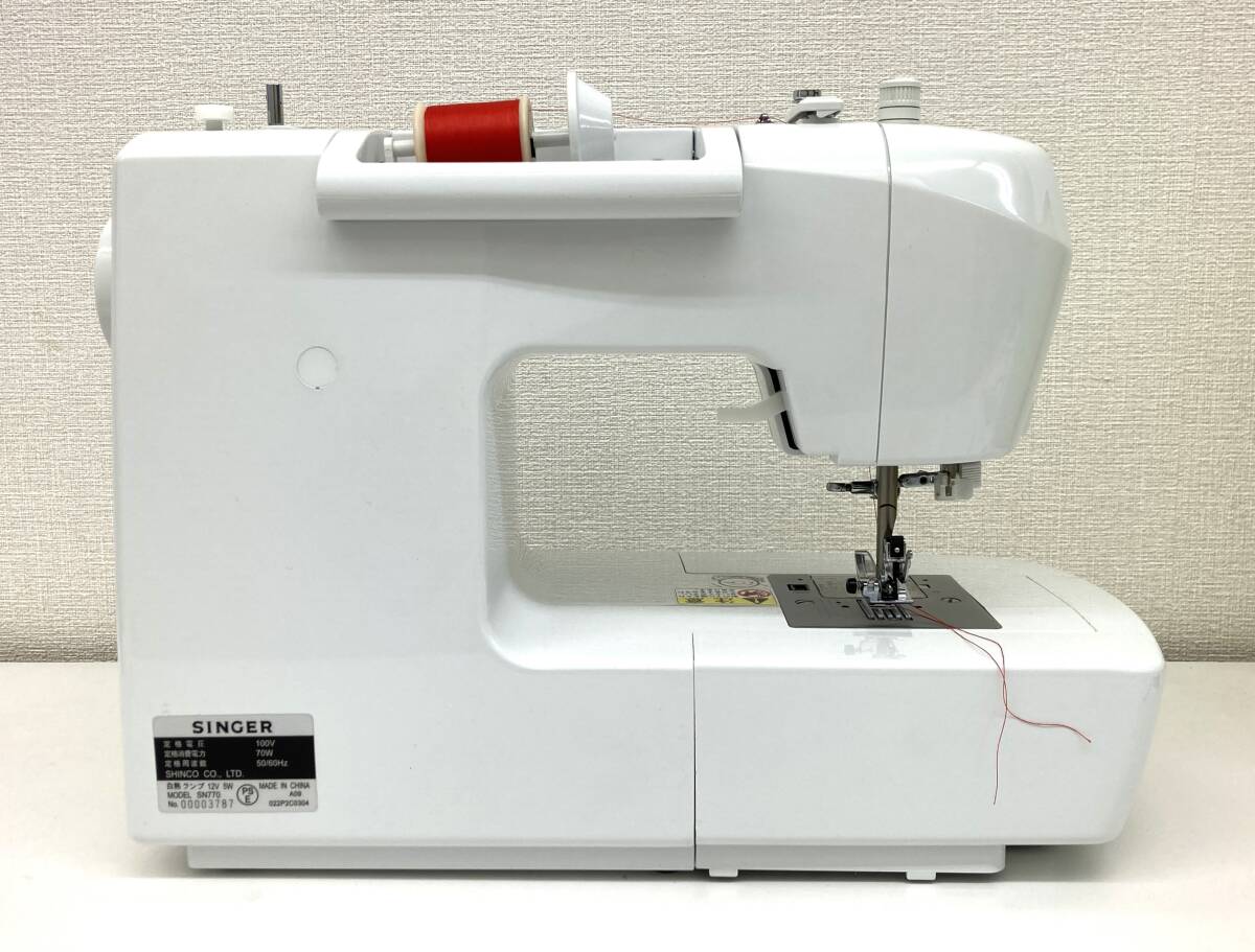 4-2【中古品】SINGER シンガー コンピューターミシン SN770の画像6