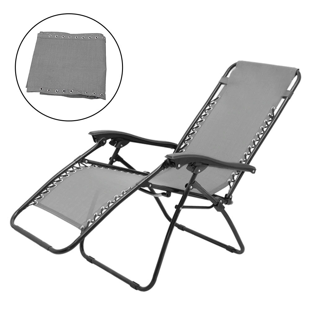LDL1535# パティオ ラウンジソファ リクライニングチェアスリング椅子 交換生地布（椅子は含まれておりません）ライトグレー_画像3