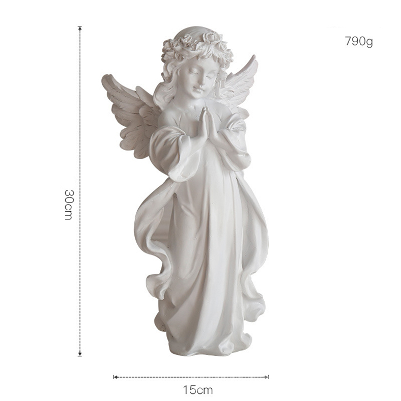 CSN539#♪目新しい！ 天使 彫塑 置物 置き物 レトロ 樹脂 工芸品 美術品 オブジェ アンティーク インテリア 雑貨 ヨーロピアンスタイル_画像7