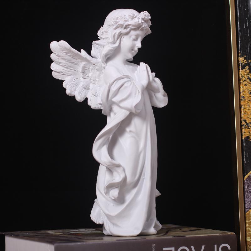 CSN539#♪目新しい！ 天使 彫塑 置物 置き物 レトロ 樹脂 工芸品 美術品 オブジェ アンティーク インテリア 雑貨 ヨーロピアンスタイル_画像5