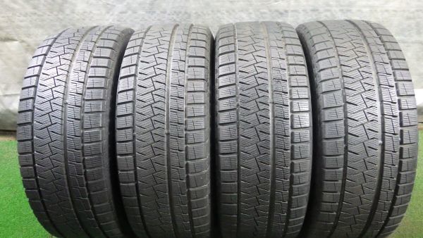 235/50R18 ピレリ ICE ASIMMETRICO スタッドレスタイヤ 4本SET 9.5分山_画像1