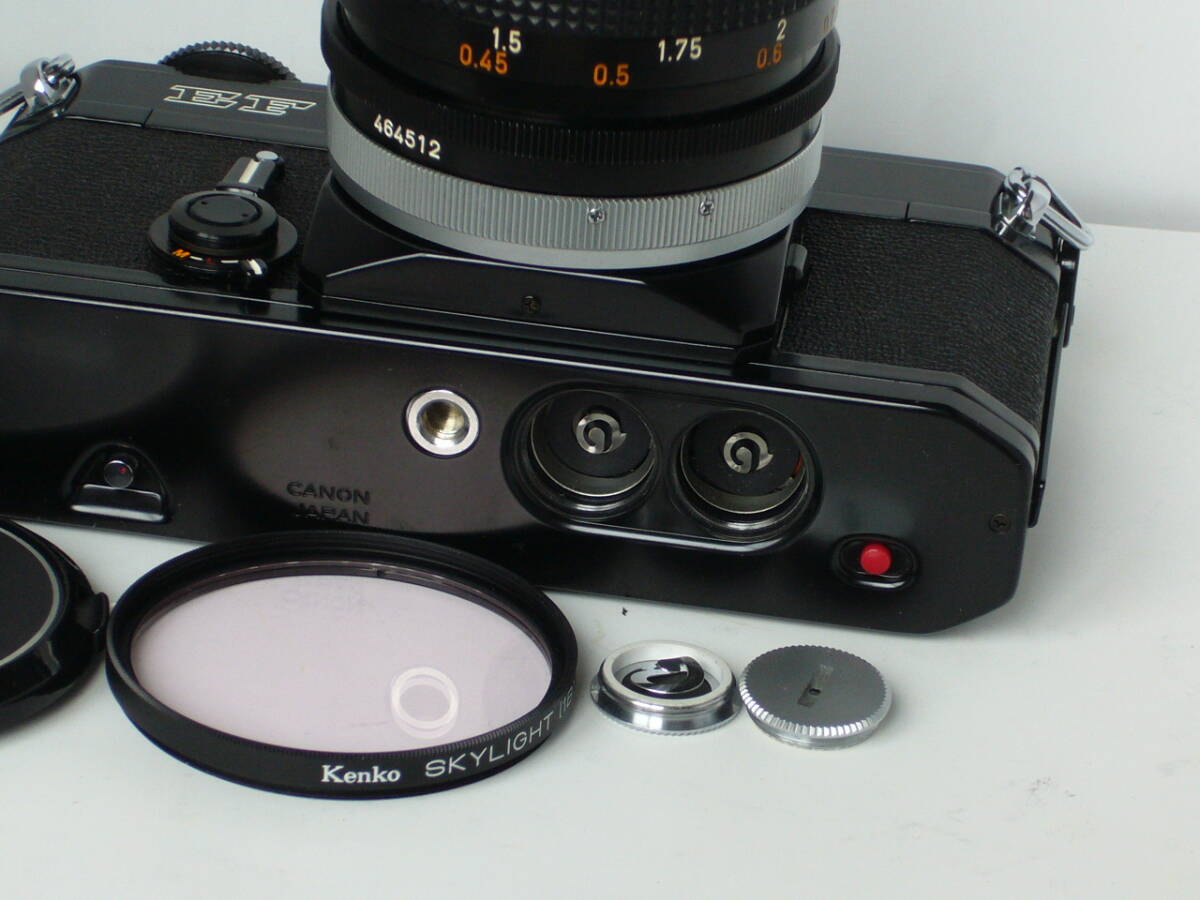 【カメラ】キャノン Canon　ＥＦ　レンズ　FD 50mm 1:1.4 S.S.C.　レンズキャップ・フィルター　動作ＯＫ _画像8