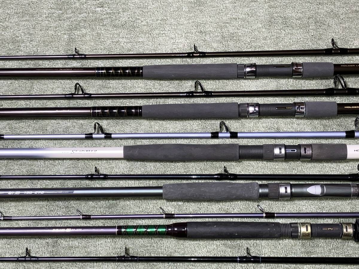 船竿 10本セット 全 オール all 270 DAIWA ダイワ シーバード シーパワー Sea Bird SEA POWER シマノ 船島 alpha tackle 等 15