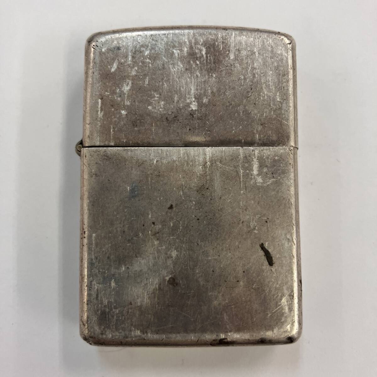 4-00367【ZIPPO ジッポ スターリングシルバー 希少】喫煙具 着火確認済み 嗜好品 本体のみ マニア コレクション 1円スタート 1円出品_画像1