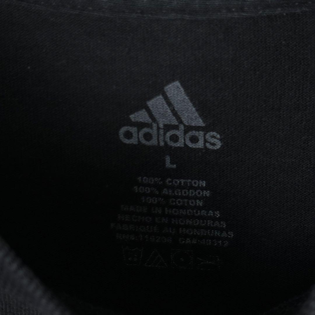 古着 adidas Tシャツ NBA シカゴブルズ BULLS ブラック L_画像5