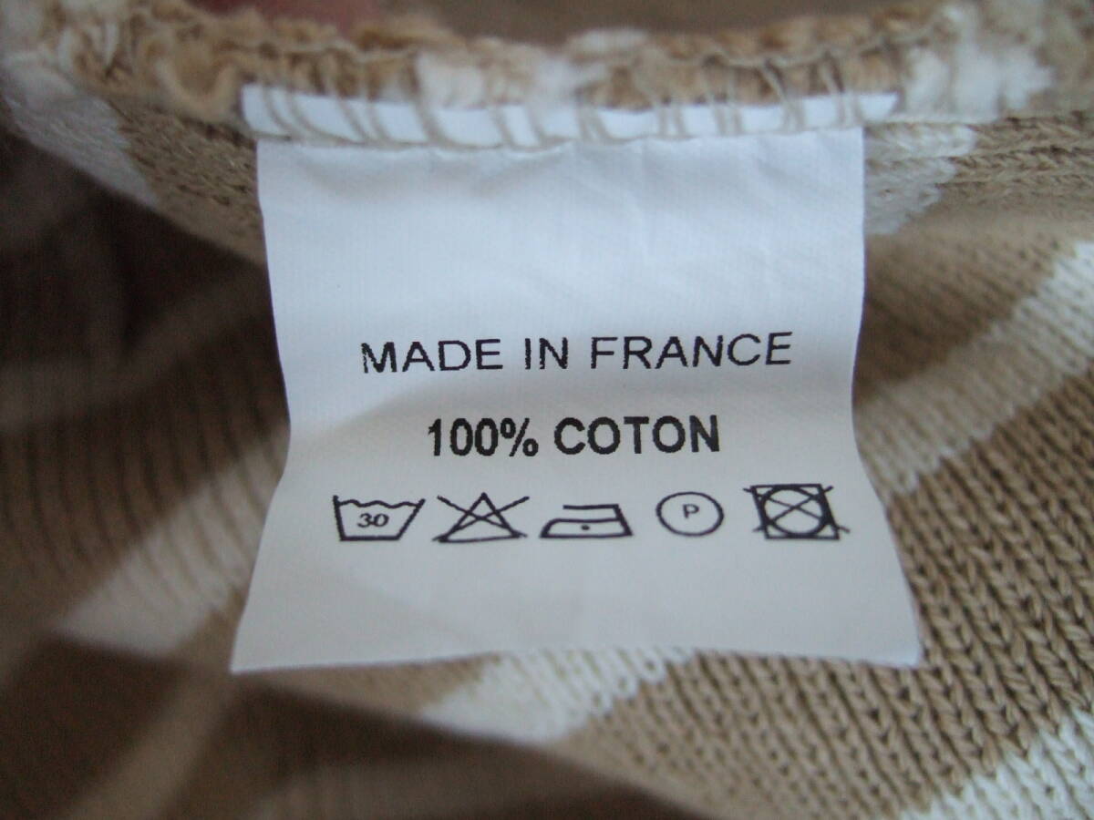 未使用 即決 ② ルミノア コットン ニットキャップ フランス製 綿100% Leminor cotton knit cap Le minor_画像3