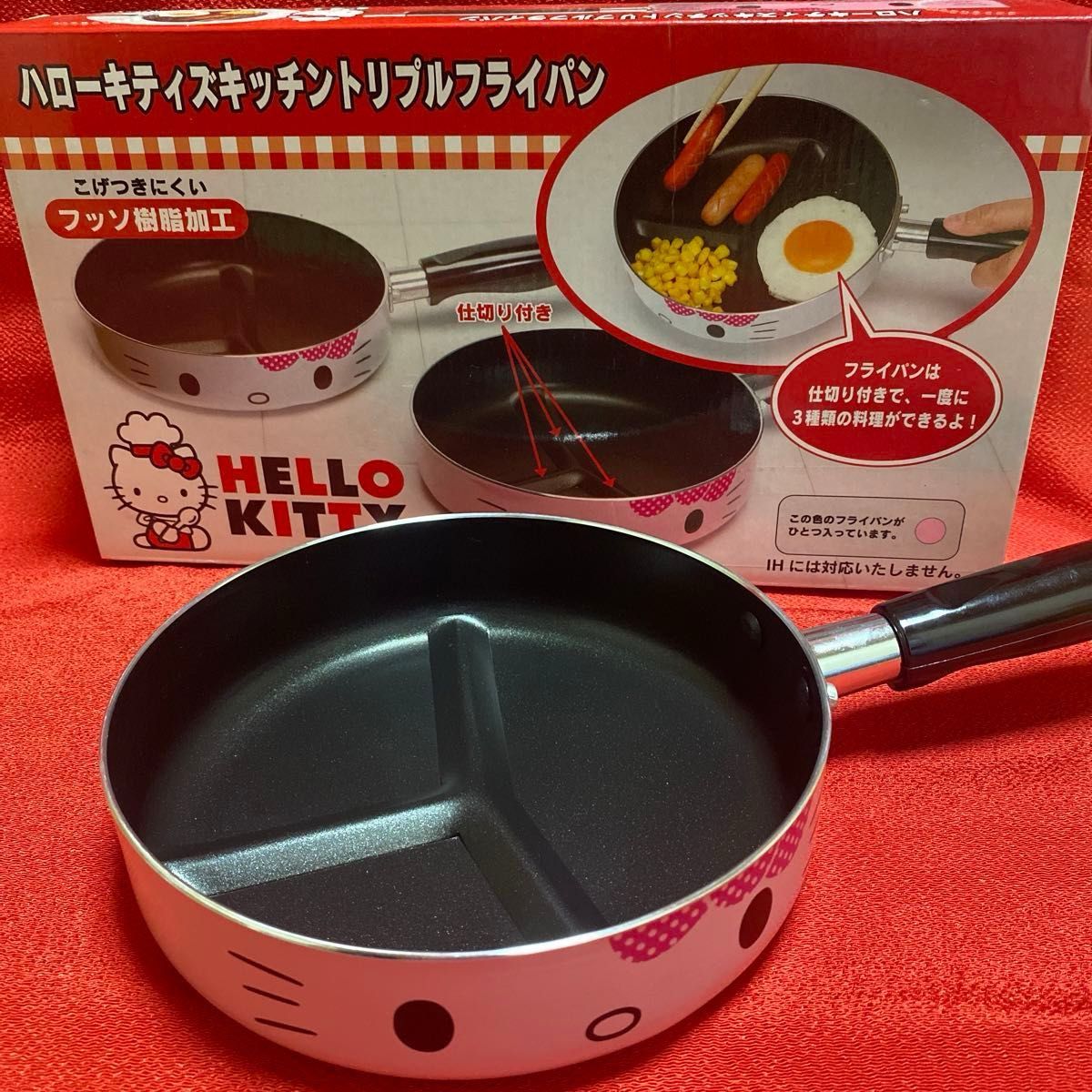 ハローキティ キッチン トリプルフライパン|Yahoo!フリマ(旧 ハローキティ キッチン トリプルフライパン|Yahoo!フリマ(旧