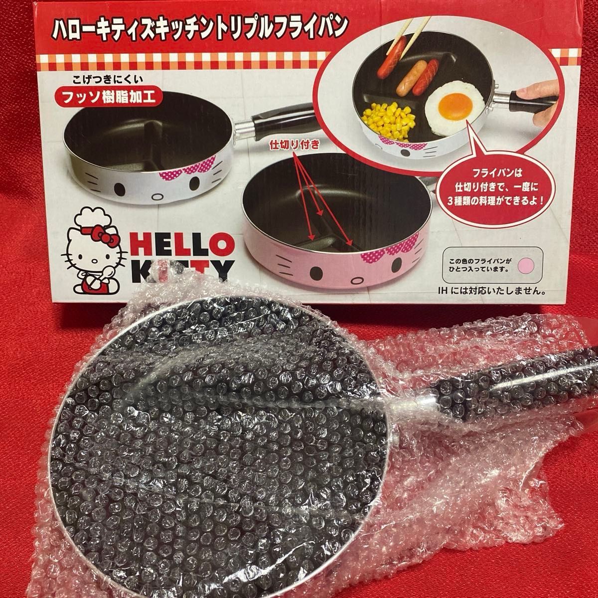 ハローキティ キッチン トリプルフライパン|Yahoo!フリマ(旧 ハローキティ キッチン トリプルフライパン|Yahoo!フリマ(旧